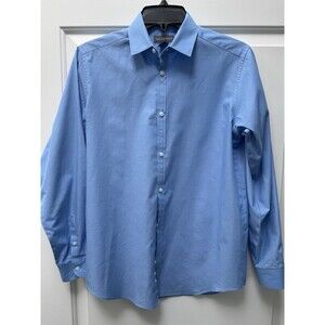 Van Heusen Long Sleeve Button Down Shirt‎ Boys Size 14/16  Large HUSKY Collared